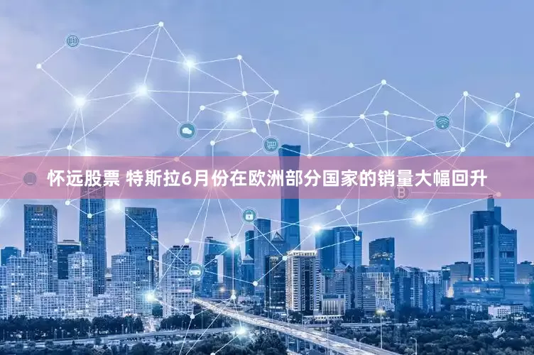 怀远股票 特斯拉6月份在欧洲部分国家的销量大幅回升
